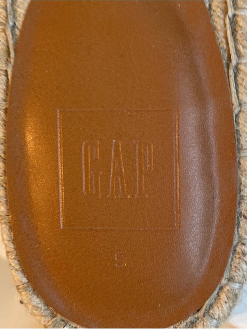 GAP Leopard Print Espadrille Mules in Tan and Brown - Picture 4 of 5